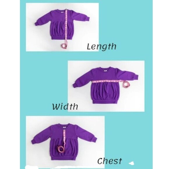 NEW ARB Blanks Bubble Sweatshirt Size 18M Color Lilac - Picture 5 of 8